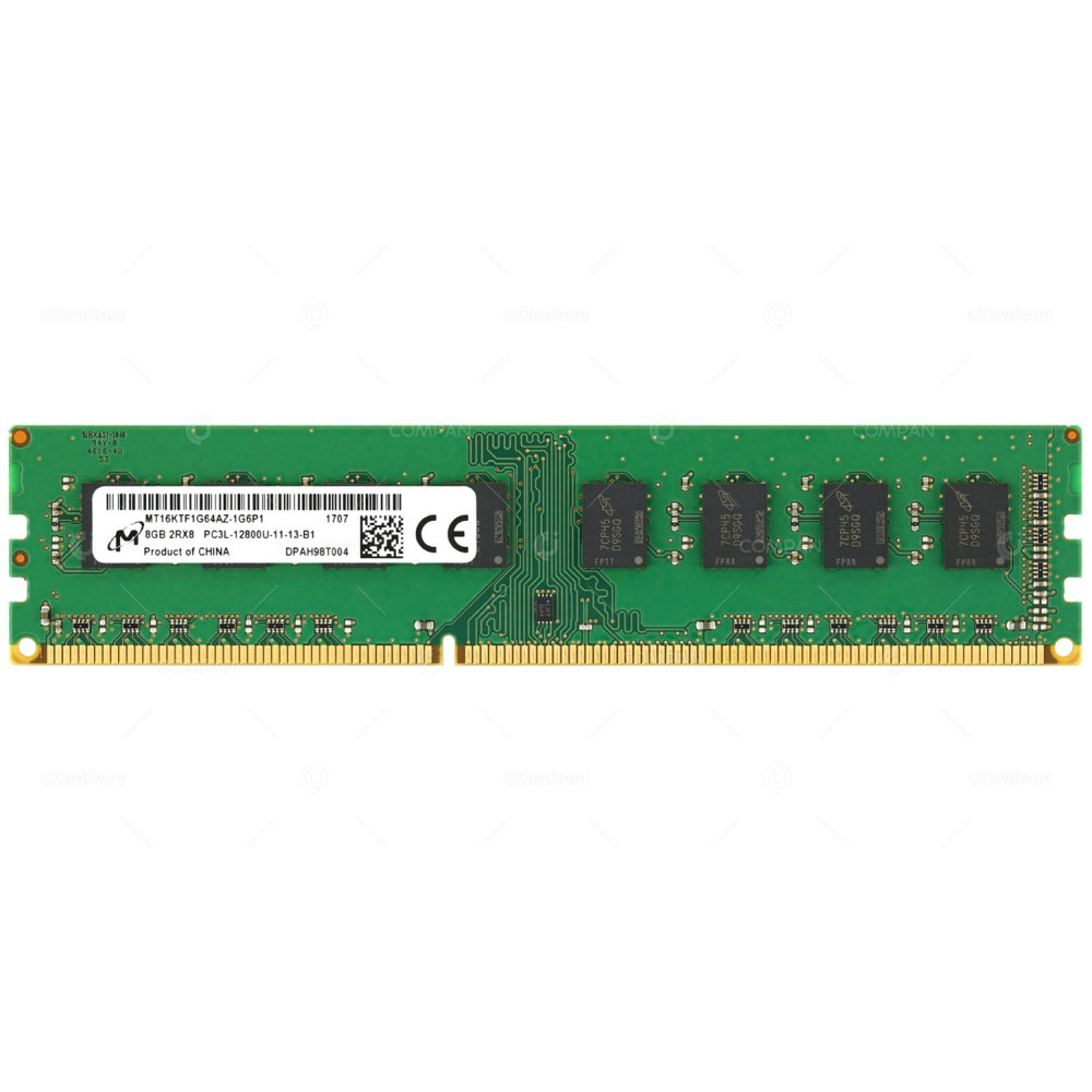 MT16KTF1G64AZ-1G6P1 MICRON 8GB 2RX8 PC3L-12800U DDR3 1600 MHZ MEMORY -